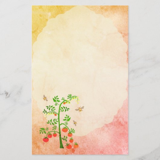Plant van tomaten en bijen 3 (Voorkant)