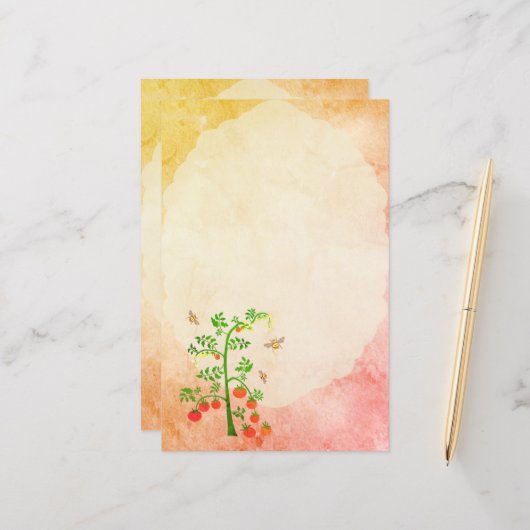 Plant van tomaten en bijen 3 (Voorkant / Achterkant in situ)