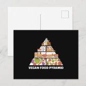 Plant Vegan Food Pyramid Veganism Briefkaart (Voorkant / Achterkant)