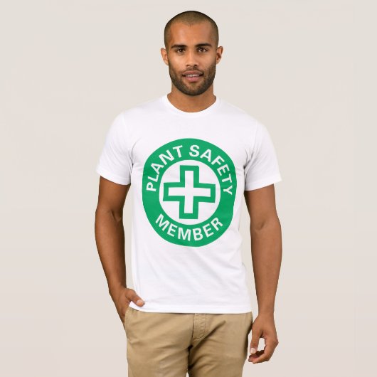 Plant veiligheidslid Mannen T-shirt (Voorkant volledig)