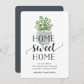 Plant | Verplaatsingsaankondiging Aankondiging (Voorkant / Achterkant)