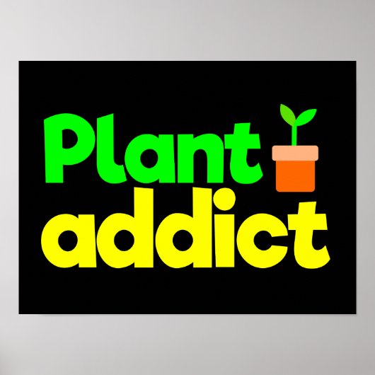 Plant-verslaafde Poster (Voorkant)
