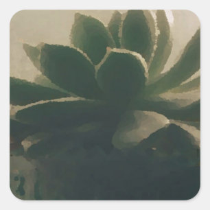 Plant Vierkante Sticker