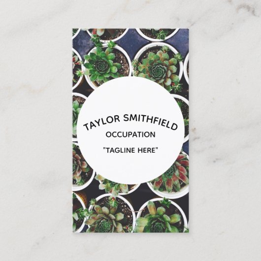 plant visitekaartje (Voorkant)