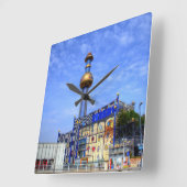 Plant voor afvalverbranding van spittelau vierkante klok (Hoek)