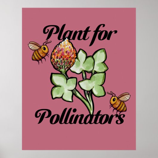 Plant voor Bestuivers Bij Poster (Voorkant)