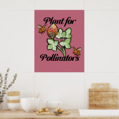 Plant voor Bestuivers Bij Poster (Keuken)