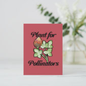 Plant voor bestuivers briefkaart (Staand voorkant)