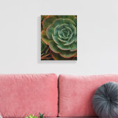 Plant voor groene zuinige ventilator fotografie canvas afdruk (Insitu (Woonkamer))