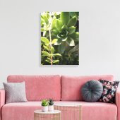 Plant voor kippen en kippen op Canvas Afdruk (Insitu (Woonkamer))