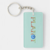 Plant voor Onze Planeet Sleutelhanger (Voorkant)