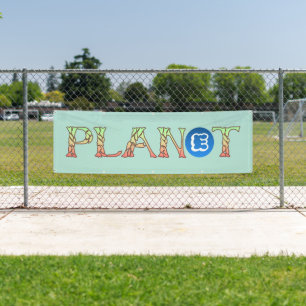 Plant voor Onze Planeet Spandoek