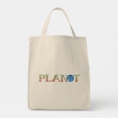 Plant voor Onze Planeet Tote Bag (Achterkant)