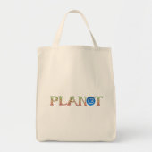 Plant voor Onze Planeet Tote Bag (Voorkant)