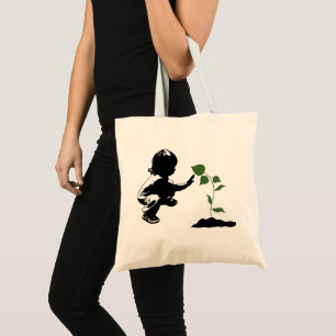 Plant voor onze planetaartroep tote bag
