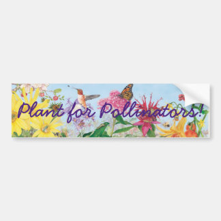 Plant voor Pollinators! Bumpersticker