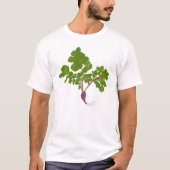 Plant voor radijs t-shirt (Voorkant)