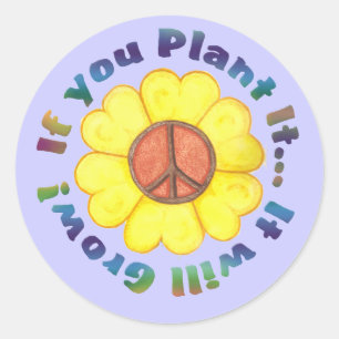 Plant Vrede Sticker