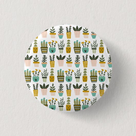 Plant Wall Art Ronde Button 3,2 Cm (Voorkant)