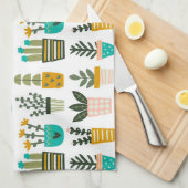 Plant Wall Art Theedoek (Quarter Fold)