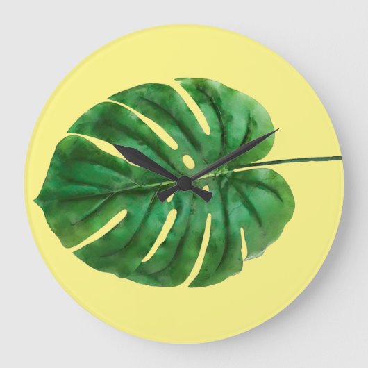 Plant wandklok (Voorkant)
