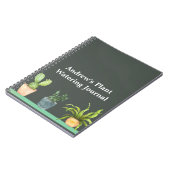 Plant Watering Journal Notitieboek (Linkerzijde)