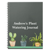 Plant Watering Journal Notitieboek (Voorkant)