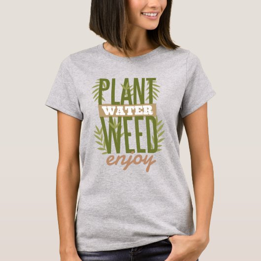 Plant Weed T-shirt (Voorkant)