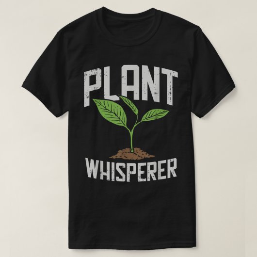 Plant Whisperer Funny Gardening Design T-shirt (Design voorkant)