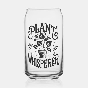 Plant Whisperer Glass Can Blikvorm Glas
