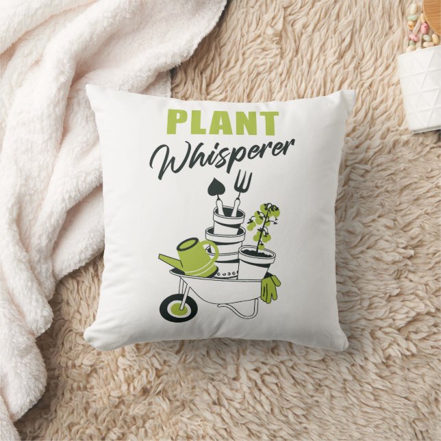 Plant Whisperer - Grappige Schattigee tuinman & Pl Kussen (Deken)
