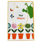 Plant Whisperer - Hoe groeit je tuin? Medium Cadeauzakje (Voorkant)