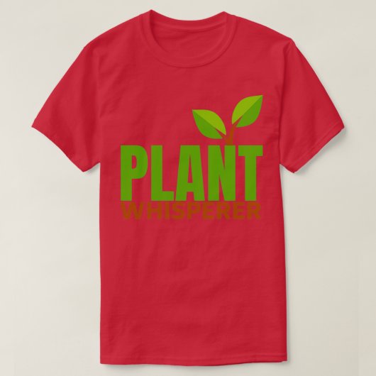 Plant Whisperer Plant T-shirt (Design voorkant)