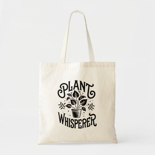 Plant Whisperer Tote Bag (Voorkant)