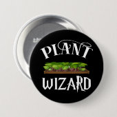 Plant Wizard Funny Gardener Ronde Button 7,6 Cm (Voorkant /achterkant)