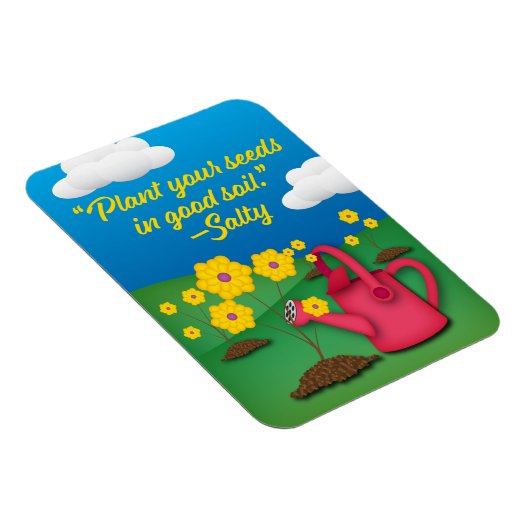 Plant zaaigoed grote magneet (Rechterzijde)