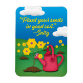 Plant zaaigoed grote magneet (Verticaal)