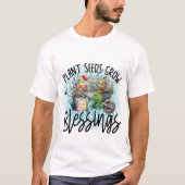 Plant zaaigoed zaaigoed t-shirt (Voorkant)