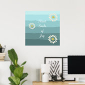 Plant Zaden van Joy Poster (Thuiskantoor)