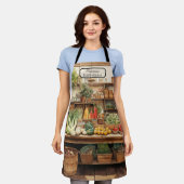 Plantaardig Boerderij Fresh Custom Family Schort (Gedragen)