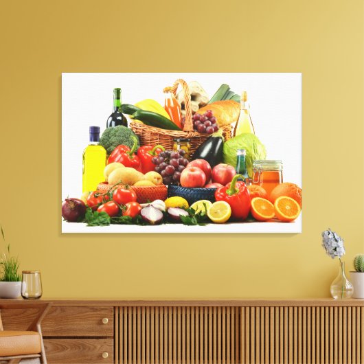 Plantaardig Canvas Afdruk (Insitu (Woonkamer))