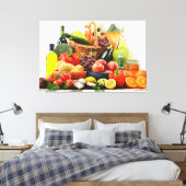 Plantaardig Canvas Afdruk (Insitu (Slaapkamer))