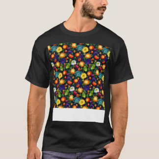 Plantaardig Naadloos Patroon Veggie Leafy Groene S T-shirt