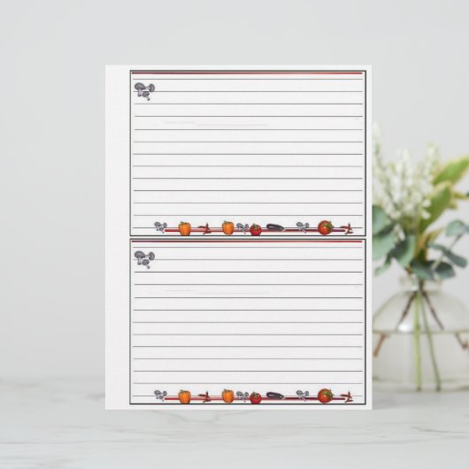 Plantaardig ontwerp Recipe Pages for Recipe Multom (Staand voorkant)