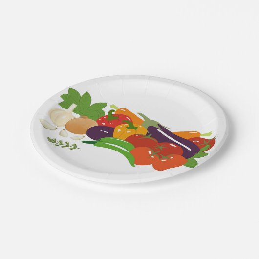 Plantaardig Papieren Bordje (Gekanteld)