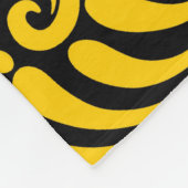 PLANTAARDIG PATROON FLEECE DEKEN (Hoek)