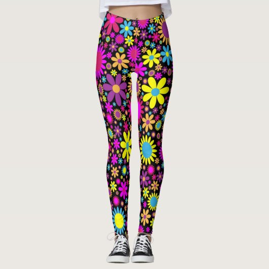 PLANTAARDIG PATROON LEGGINGS (Voorkant)