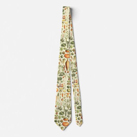 Plantaardig Pattern Stropdas - Healthy Veg Art Nec (Voorkant)