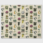 plantaardig Print, verpakt papier (Vlak)