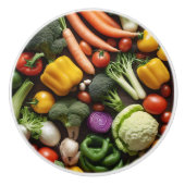 Plantaardige Aangepaste Keramische Knop (Voorkant)